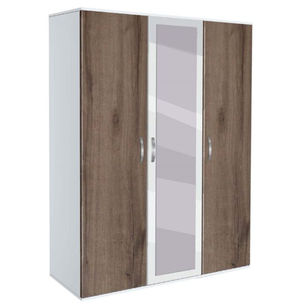 Трикрилен гардероб с огледало АВА 31