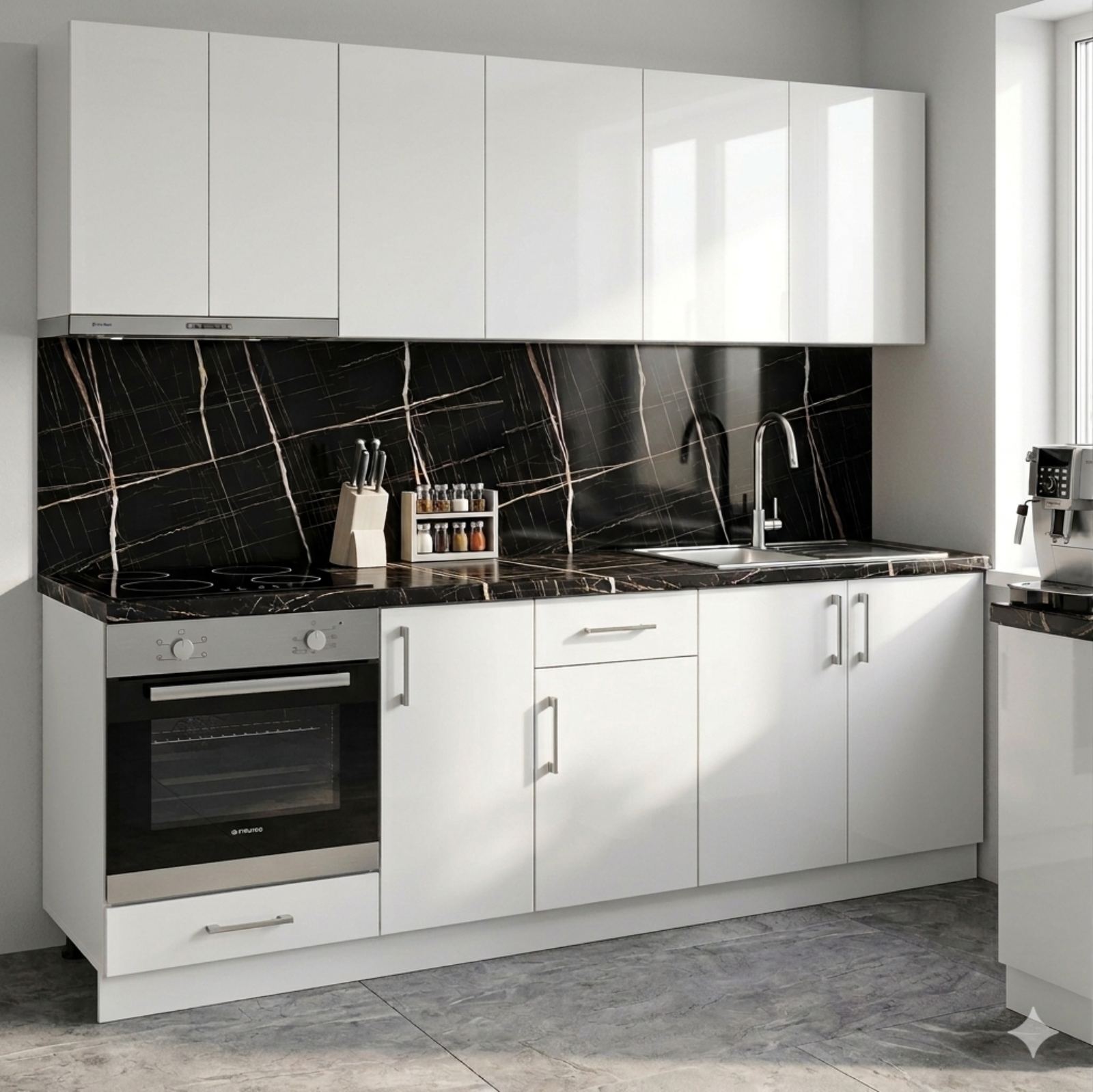 kuhnq-glosmax-210-render-5 Кухненски комплект Глосмакс 210 - Image 1