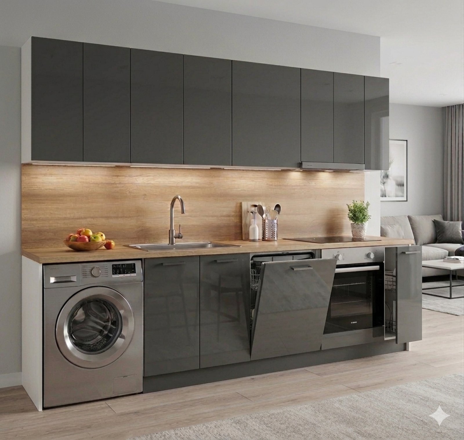 kuhnq-glosmax-265-render-2 Кухненски комплект Глосмакс 265 - Image 1